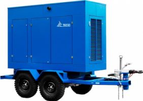 АД-320С-Т400-1РМ17 на прицепе с АВР